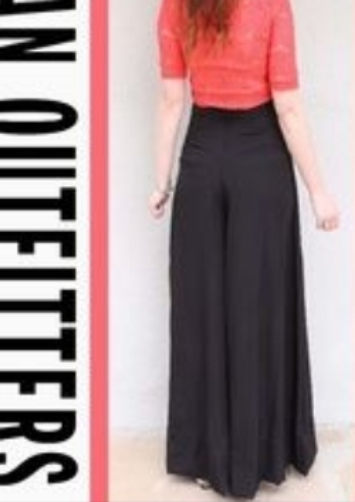 Sparkle & Fade black ultra Ultra wide Leg pants